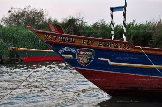 Bateau à Kabwe.